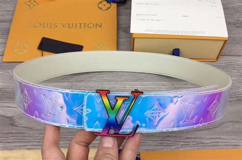 louis vuitton belt rainbow|louis vuitton belts men.